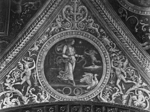 Innendekoration der Sala di Udienza — Deckenmalerei — Planetengottheit Venus