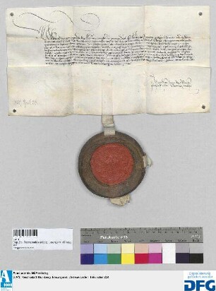 König Friedrich III. befiehlt der Stadt Nürnberg, seinem Bevollmächtigten Laucas Kempnater den Rest der Stadtsteuer auszubezahlen.