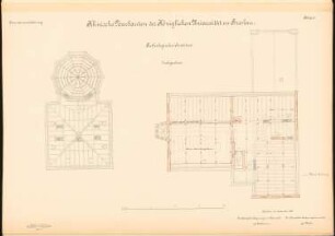 Universität Breslau Medizinische Institute an der Maxstraße. Pathologisches Institut: Grundriss DG 1:100