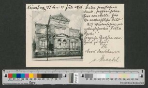Postkarte an Werner von Melle
