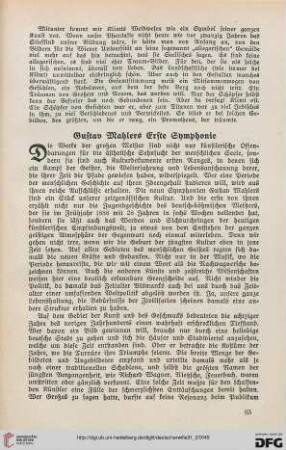 31: Gustav Mahlers erste Symphonie