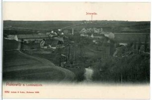 Piskowitz. Blick auf Piskowitz und Ickowitz