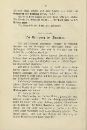 Zwölftes Kapitel. Der Untergang der Tyrannen
