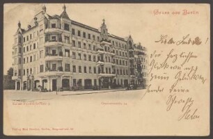 Ansichtskarte "Kaiser Friedrich-Platz 3, Gneisenaustraße 54"