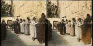 Juden an der Klagemauer, Jerusalem
