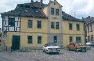 Plauen. Restauriertes Haus in der Altstadt