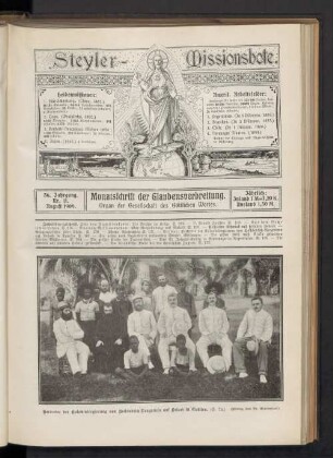 36. Jahrgang. Nr. 11. August 1909