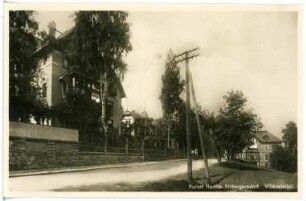 Hartha. Villenviertel