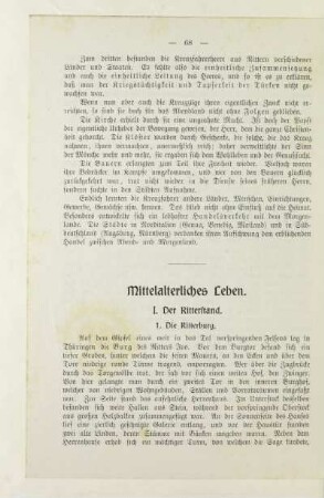 Mittelalterliches Leben