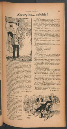 ¡Georgina ... suicida! : Firmas italianas