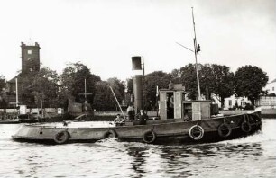 Dampfschlepper "Hindenburg" auf der Weser
