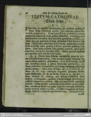 Festum Cathedrale (Stuel-Feyer.)