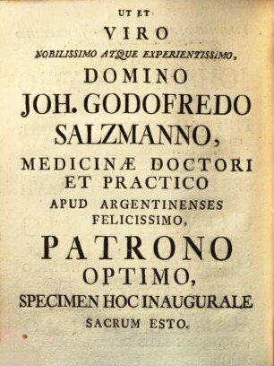 Diss. inaug. med. rationalem symptomatum, quae febres comitantur, theoriam exhibens