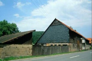 Hauptstraße aus Richtung Schwarza, links Grundstück Nr. 29