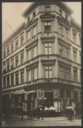 Ansichtskarte Alexandrinenstraße, Ecke Hollmannstraße