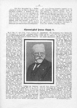 Ehrenmitglied Petrus Schulz