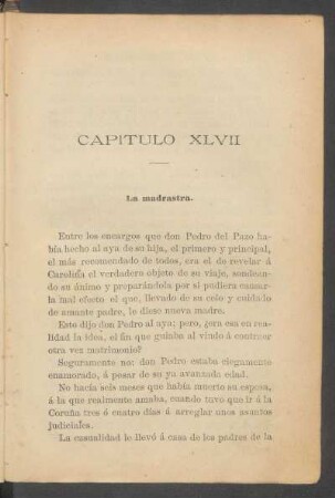 Capítulo XLVII - La madrastra.