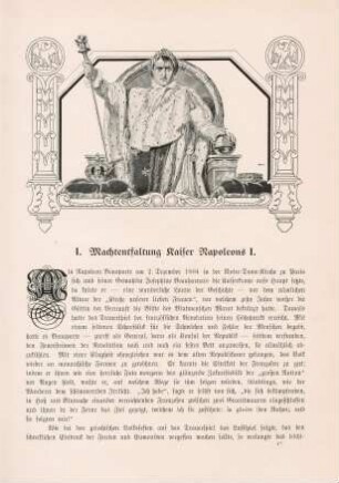 I. Machtentfaltung Kaiser Napoleons I.