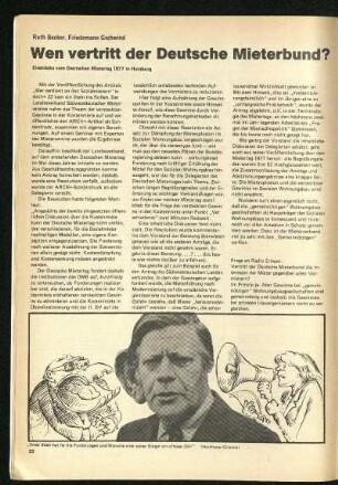 Wen vertritt der Deutsche Mieterbund?
