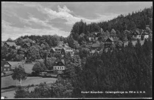 Bärenfels. Blick von Schönfeld