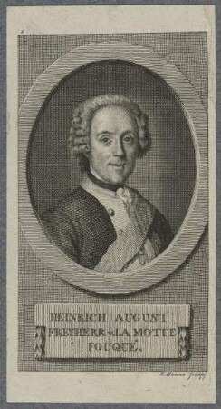 Bildnis des Heinrich August v. La Motte-Fouqué
