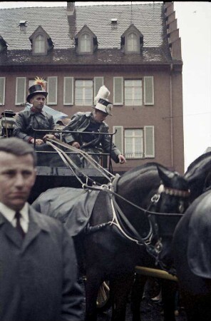 Freiburg: Postkutsche, nahe, von vorn