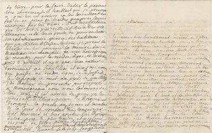 Angélique de Gentils de Langalerie an Karoline Luise von Baden (Mon-Repos)
