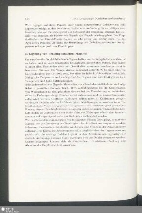 Lagerung von lichtempfindlichem Material