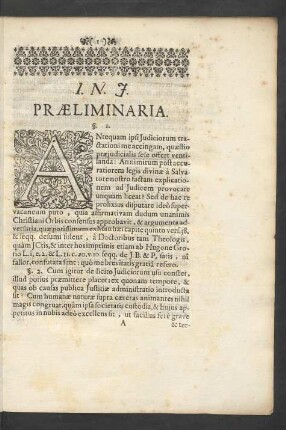 Praeliminaria