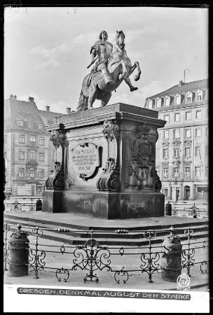Dresden, Reiterdenkmal August des Starken (Goldener Reiter)