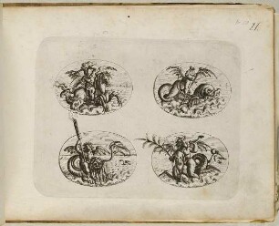 Vier Putten, Blatt aus dem "Neuw Grotteßken Buch"