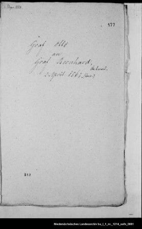 Ableben des Grafen Bernhard zur Lippe