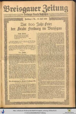 18.07.1920 Stadtjubiläum