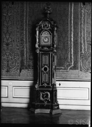 Potsdam, Park Sanssouci, Neues Palais, Tressenzimmer, R. 163, Bodenstanduhr, V 19.