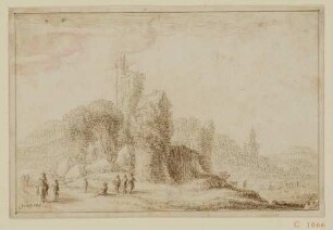 Landschaft mit Turm
