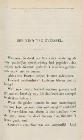 Een kind van overspel