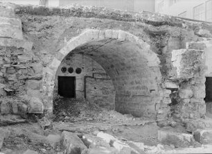 Keller an der W-Seite der Baugrube (wahrscheinlich zur Scheffelgasse gehörig)