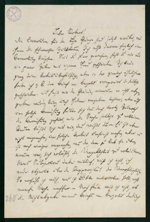 Brief vom 4. Dezember 1881