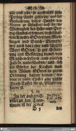 §. 23. Zweck der 2. Epist. an Timoth.