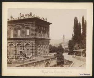 Palazzo Pitti, Florenz: Ansicht mit Blick auf den Palazzo Vecchio