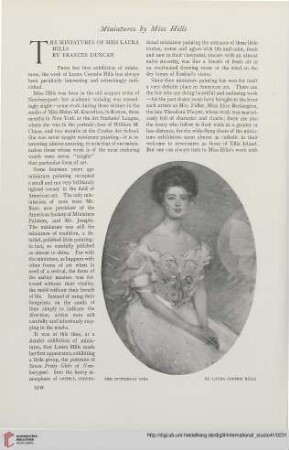 The miniatures of Miss Laura Hill