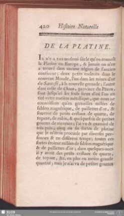 De La Platine