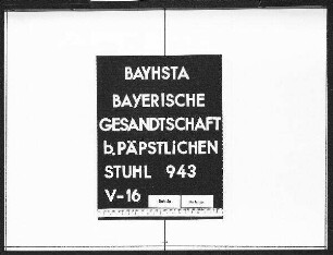 Politischer Schriftwechsel, Juli - September