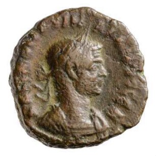 Münze, Tetradrachme, (SNG); 272 n. Chr. (Geißen)