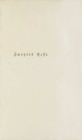 Zweytes Heft