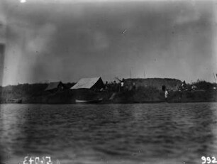 Zeltlager der Expedition an einem See, 19. Oktober 1931