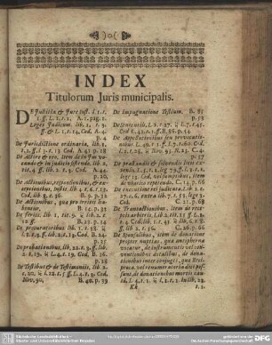 Index Titulorum Juris municipalis