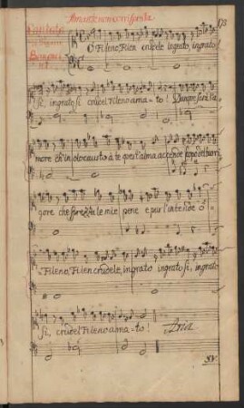 O Fileno Filen crudele ingrato; S, b.fig; g-Moll