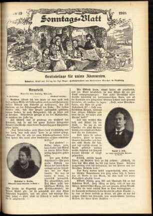 Ausgabe vom Sonntag, den 10. Mai 1908.