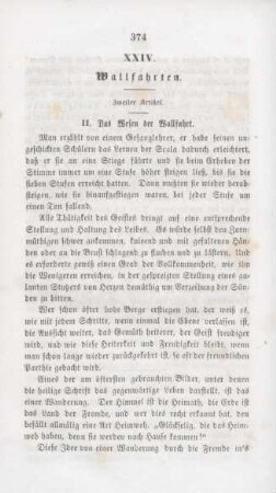 374-384 Wallfahrten : zweiter Artikel